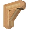 thumbnail image 1 of Ekena Millwork 6"W x 20"D x 20"H Traditional Craftsman Rough Sawn Bracket, Western Red Cedar, 1 of 13