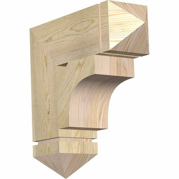 Ekena Millwork 6"W x 20"D x 20"H Westlake Arts & Crafts Rough Sawn Bracket, Douglas Fir