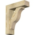 thumbnail image 1 of Ekena Millwork 6"W x 20"D x 24"H Funston Block Rough Sawn Bracket w/ Offset Brace, Douglas Fir, 1 of 25