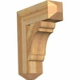 thumbnail image 1 of Ekena Millwork 6"W x 20"D x 24"H Olympic Craftsman Rough Sawn Bracket, Western Red Cedar, 1 of 13
