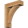 thumbnail image 1 of Ekena Millwork 6"W x 20"D x 24"H Thorton Block Rough Sawn Bracket w/ Offset Brace, Western Red Cedar, 1 of 25