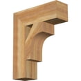 thumbnail image 1 of Ekena Millwork 6"W x 20"D x 24"H Westlake Block Rough Sawn Bracket, Western Red Cedar, 1 of 25
