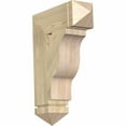 thumbnail image 1 of Ekena Millwork 6"W x 20"D x 28"H Funston Arts & Crafts Rough Sawn Bracket, Douglas Fir, 1 of 13