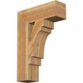 thumbnail image 1 of Ekena Millwork 6"W x 20"D x 28"H Merced Block Rough Sawn Bracket, Western Red Cedar, 1 of 25