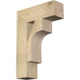 thumbnail image 1 of Ekena Millwork 6"W x 20"D x 28"H Westlake Block Rough Sawn Bracket, Douglas Fir, 1 of 25