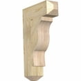 thumbnail image 1 of Ekena Millwork 6"W x 20"D x 32"H Funston Craftsman Rough Sawn Bracket, Douglas Fir, 1 of 13