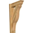 thumbnail image 1 of Ekena Millwork 6"W x 20"D x 32"H Funston Rough Sawn Traditional Outlooker, Western Red Cedar, 1 of 4