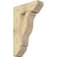 thumbnail image 1 of Ekena Millwork 6"W x 20"D x 32"H Funston Slat Rough Sawn Bracket, Douglas Fir, 1 of 4