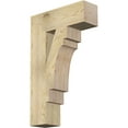 thumbnail image 1 of Ekena Millwork 6"W x 20"D x 32"H Merced Block Rough Sawn Bracket, Douglas Fir, 1 of 25