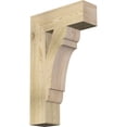 thumbnail image 1 of Ekena Millwork 6"W x 20"D x 32"H Olympic Block Rough Sawn Bracket, Douglas Fir, 1 of 25