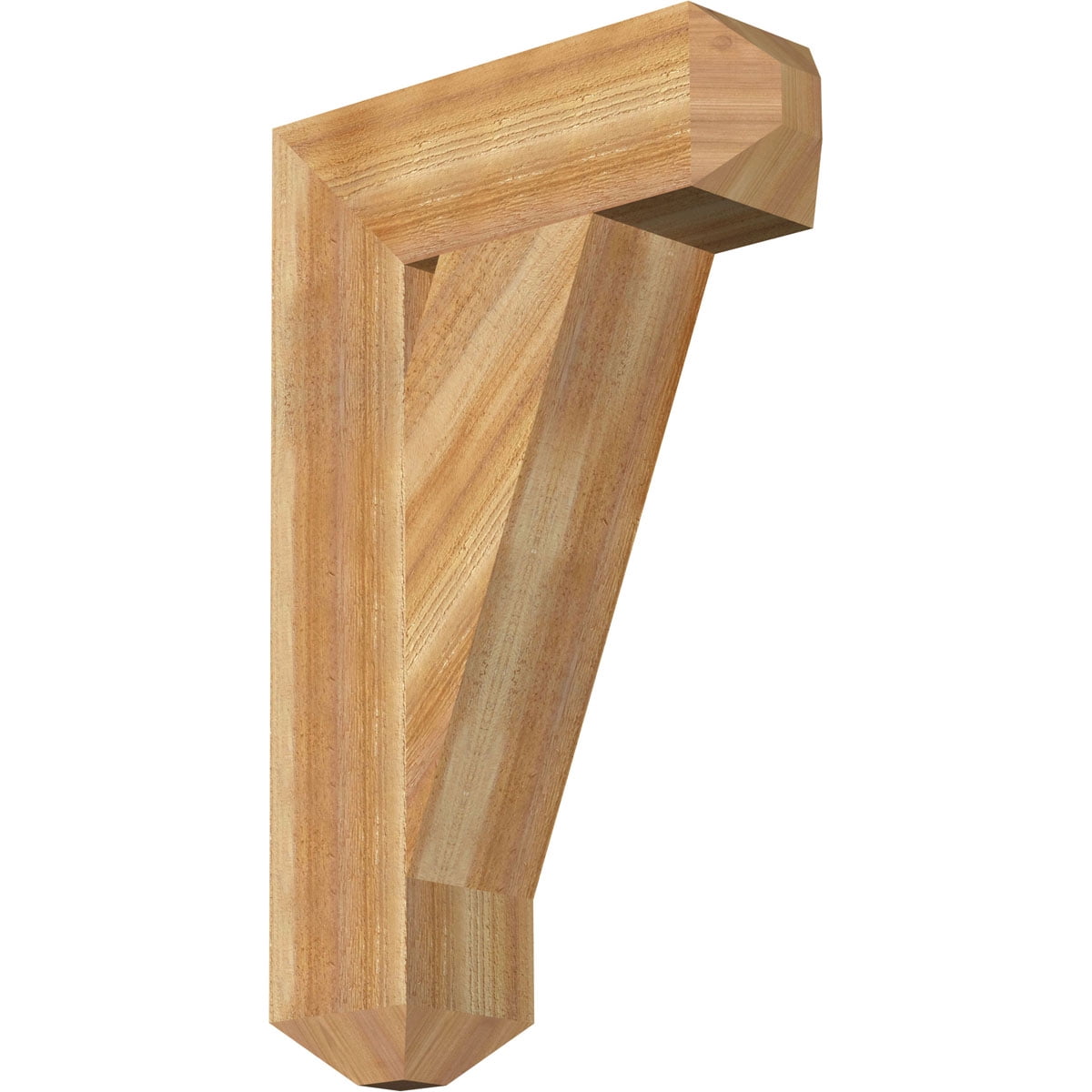 Ekena Millwork 6"W x 20"D x 32"H Traditional Craftsman Rough Sawn ...