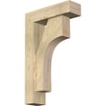thumbnail image 1 of Ekena Millwork 6"W x 20"D x 32"H Westlake Block Rough Sawn Bracket w/ Offset Brace, Douglas Fir, 1 of 25