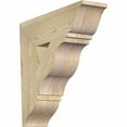 thumbnail image 1 of Ekena Millwork 6"W x 22"D x 22"H Funston Traditional Rough Sawn Bracket, Douglas Fir, 1 of 13