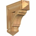 thumbnail image 1 of Ekena Millwork 6"W x 22"D x 22"H Olympic Arts & Crafts Rough Sawn Bracket, Western Red Cedar, 1 of 13
