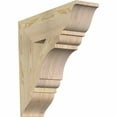 thumbnail image 1 of Ekena Millwork 6"W x 22"D x 22"H Olympic Traditional Rough Sawn Bracket, Douglas Fir, 1 of 13