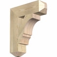 thumbnail image 1 of Ekena Millwork 6"W x 22"D x 26"H Balboa Craftsman Rough Sawn Bracket, Douglas Fir, 1 of 13