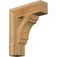 thumbnail image 1 of Ekena Millwork 6"W x 22"D x 26"H Olympic Block Rough Sawn Bracket, Western Red Cedar, 1 of 25