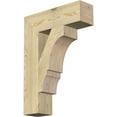 thumbnail image 1 of Ekena Millwork 6"W x 22"D x 30"H Balboa Block Rough Sawn Bracket, Douglas Fir, 1 of 25