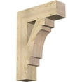 thumbnail image 1 of Ekena Millwork 6"W x 22"D x 30"H Merced Block Rough Sawn Bracket, Douglas Fir, 1 of 25