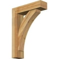 thumbnail image 1 of Ekena Millwork 6"W x 22"D x 30"H Thorton Block Rough Sawn Bracket w/ Offset Brace, Western Red Cedar, 1 of 25
