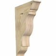 thumbnail image 1 of Ekena Millwork 6"W x 22"D x 34"H Funston Traditional Rough Sawn Bracket, Douglas Fir, 1 of 13