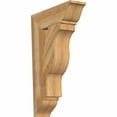 thumbnail image 1 of Ekena Millwork 6"W x 22"D x 34"H Funston Traditional Rough Sawn Bracket, Western Red Cedar, 1 of 13