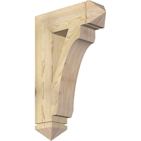 Ekena Millwork 6"W x 22"D x 34"H Legacy Arts & Crafts Rough Sawn Bracket, Douglas Fir