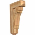 thumbnail image 1 of Ekena Millwork 6"W x 22"D x 34"H Olympic Craftsman Rough Sawn Bracket, Western Red Cedar, 1 of 13