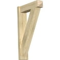 thumbnail image 1 of Ekena Millwork 6"W x 22"D x 34"H Traditional Rough Sawn Arts and Crafts Outlooker, Douglas Fir, 1 of 4