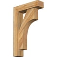 thumbnail image 1 of Ekena Millwork 6"W x 22"D x 34"H Westlake Block Rough Sawn Bracket w/ Offset Brace, Western Red Cedar, 1 of 25