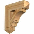 thumbnail image 1 of Ekena Millwork 6"W x 24"D x 24"H Balboa Arts & Crafts Rough Sawn Bracket, Western Red Cedar, 1 of 13