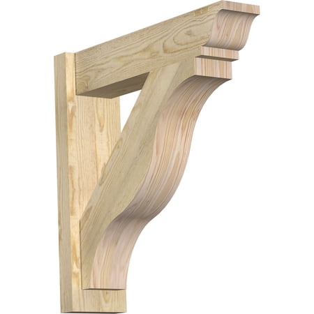 Ekena Millwork 6"W x 24"D x 24"H Funston Rough Sawn Traditional Outlooker, Douglas Fir