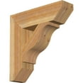 thumbnail image 1 of Ekena Millwork 6"W x 24"D x 24"H Funston Slat Rough Sawn Bracket, Western Red Cedar, 1 of 4