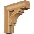 thumbnail image 1 of Ekena Millwork 6"W x 24"D x 24"H Merced Block Rough Sawn Bracket, Western Red Cedar, 1 of 25
