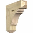 thumbnail image 1 of Ekena Millwork 6"W x 24"D x 24"H Olympic Craftsman Rough Sawn Bracket, Douglas Fir, 1 of 13