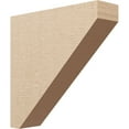 thumbnail image 1 of 6"W x 24"D x 24"H Thin Concord Rough Cedar Woodgrain TimberThane Corbel, Primed Tan, 1 of 6