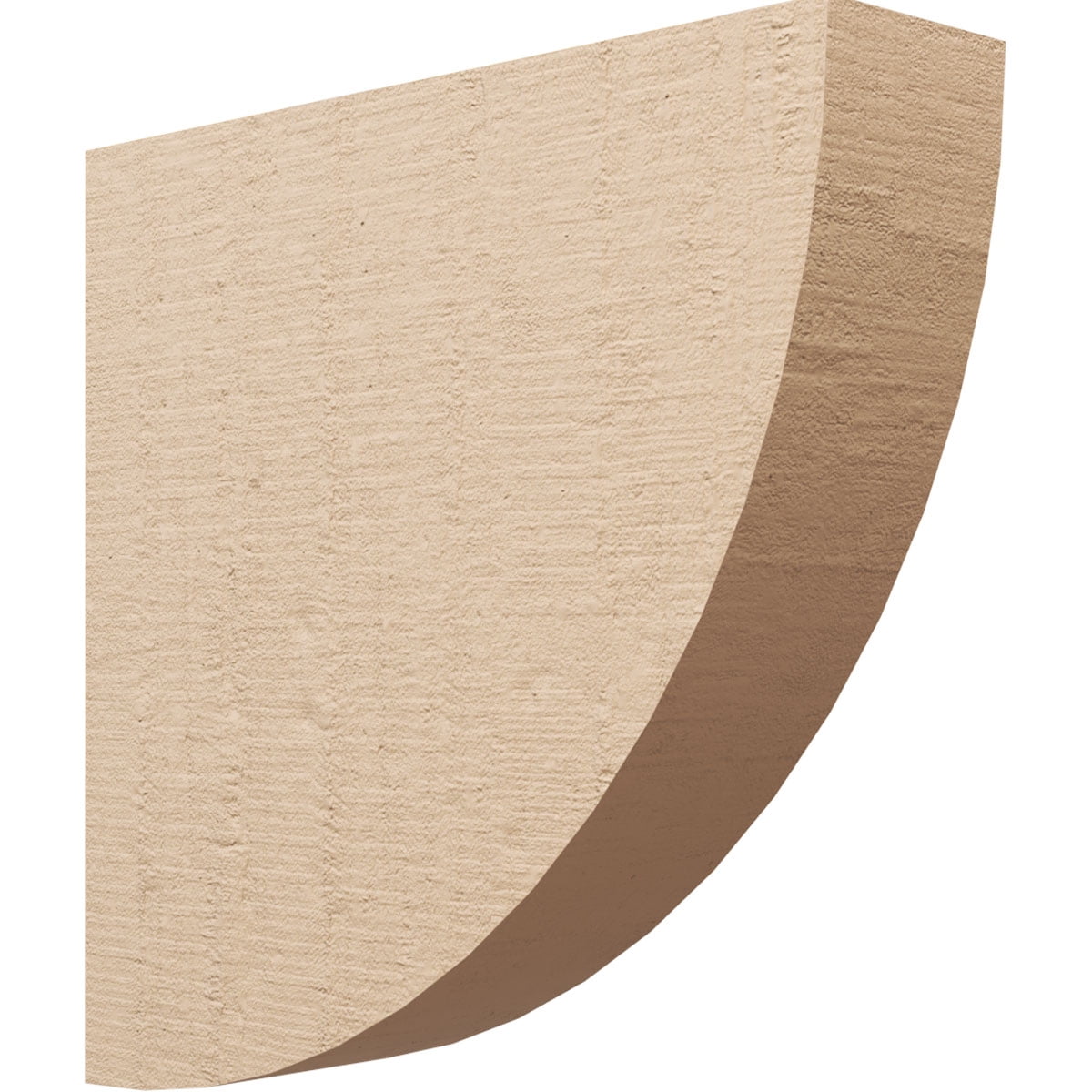 6"W x 24"D x 24"H Thin Durham Rough Cedar Woodgrain TimberThane Corbel, Primed Tan