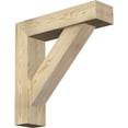 thumbnail image 1 of Ekena Millwork 6"W x 24"D x 24"H Traditional Block Rough Sawn Bracket w/ Offset Brace, Douglas Fir, 1 of 25