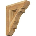 thumbnail image 1 of Ekena Millwork 6"W x 24"D x 28"H Balboa Slat Rough Sawn Bracket, Western Red Cedar, 1 of 4