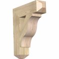 thumbnail image 1 of Ekena Millwork 6"W x 24"D x 28"H Funston Craftsman Rough Sawn Bracket, Douglas Fir, 1 of 13