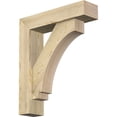 thumbnail image 1 of Ekena Millwork 6"W x 24"D x 28"H Imperial Block Rough Sawn Bracket w/ Offset Brace, Douglas Fir, 1 of 25