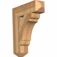 thumbnail image 1 of Ekena Millwork 6"W x 24"D x 28"H Olympic Craftsman Rough Sawn Bracket, Western Red Cedar, 1 of 13