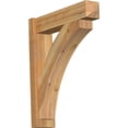thumbnail image 1 of Ekena Millwork 6"W x 24"D x 28"H Thorton Rough Sawn Craftsman Outlooker, Western Red Cedar, 1 of 4
