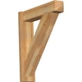 thumbnail image 1 of Ekena Millwork 6"W x 24"D x 28"H Traditional Rough Sawn Craftsman Outlooker, Western Red Cedar, 1 of 4