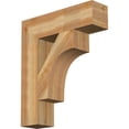 thumbnail image 1 of Ekena Millwork 6"W x 24"D x 28"H Westlake Block Rough Sawn Bracket, Western Red Cedar, 1 of 25