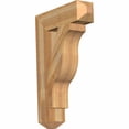 thumbnail image 1 of Ekena Millwork 6"W x 24"D x 36"H Funston Craftsman Rough Sawn Bracket, Western Red Cedar, 1 of 13