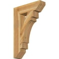 thumbnail image 1 of Ekena Millwork 6"W x 24"D x 36"H Merced Slat Rough Sawn Bracket, Western Red Cedar, 1 of 4