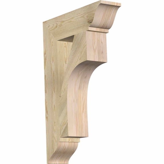 Ekena Millwork 6"W x 24"D x 36"H Westlake Traditional Rough Sawn Bracket, Douglas Fir