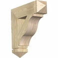 thumbnail image 1 of Ekena Millwork 6"W x 26"D x 26"H Funston Arts & Crafts Rough Sawn Bracket, Douglas Fir, 1 of 13