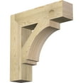 thumbnail image 1 of Ekena Millwork 6"W x 26"D x 26"H Imperial Block Rough Sawn Bracket, Douglas Fir, 1 of 25